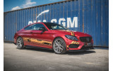 Бічні накладки під пороги Racing Mercedes AMG C43 COUPE C205