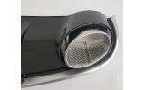 Дифузор заднього бампера з насадками Audi A4 B8 седан/універсал