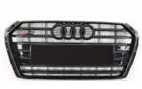 чорна решітка радіаторна стиль S-line для AUDI A4 B9
