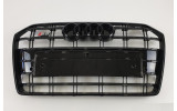 Чорні тюнінгові грати радіатора в стилі S-line для AUDI A6 C7