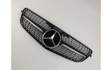 чорні грати Mercedes C-Class W204 (Diamond Black)