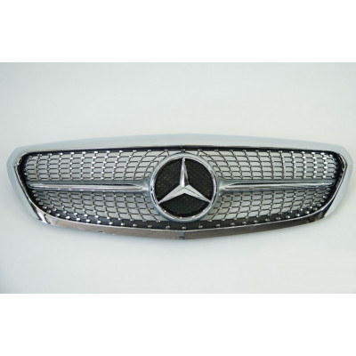 хром решітка радіатора Mercedes C-Class W205 (Classic Diamond Chrome)