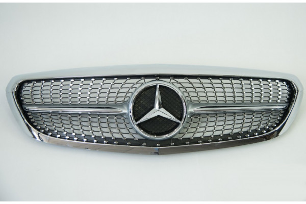 хром решітка радіатора Mercedes C-Class W205 (Classic Diamond Chrome)