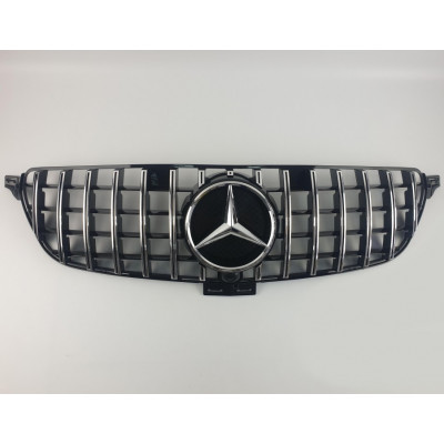 решітка тюнінгова для Mercedes GLE-Class W166 (GT Chrome Black)