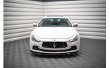 Передній дифузор під бампер Maserati Ghibli MK3 вер. 2