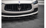 Передній дифузор під бампер Maserati Ghibli MK3 вер. 2