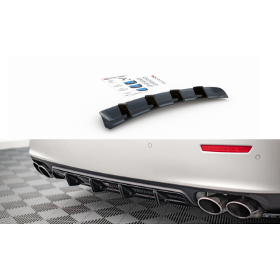 Центральний дифузор під задній бампер Maserati Ghibli MK3