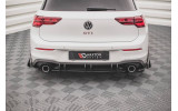 Центральна задня накладка Racing Durability на бампер VW Golf 8 GTI