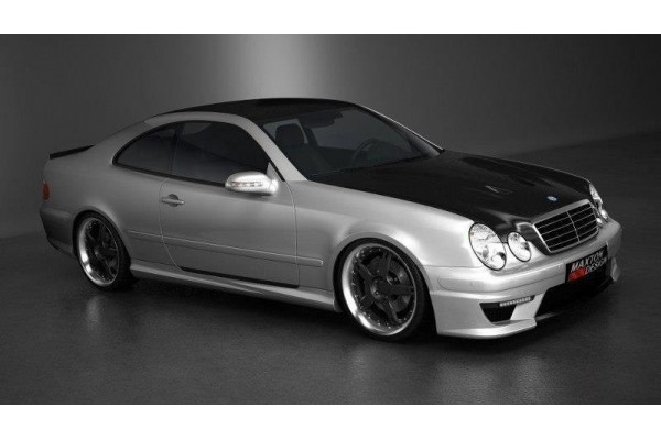 Тюнінгові накладки на пороги Mercedes CLK W208 у стилі W209 AMG