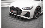 Тюнінг накладка на передній бампер Audi RS6 C8/RS7 C8 глянцева