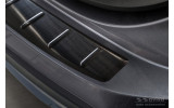 чорне захисне листя на край заднього бампера Volkswagen Taigo