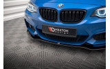 Дифузор на передній бампер BMW 2 F22 M-pack вер. 1