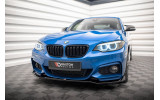 Дифузор на передній бампер BMW 2 F22 M-pack вер. 1