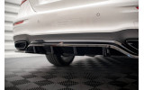 Тюнінгова накладка на задній бампер Mercedes E W213 рестайл AMG-Line