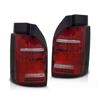 Тюнінгові задні ліхтарі з діодами VW T6 (ляда) red white
