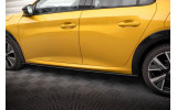 Бічні листя під пороги Street Pro Peugeot 208 GT Mk2