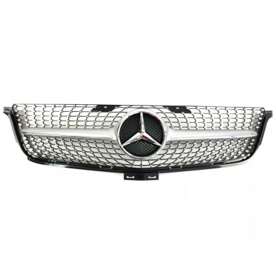 Сіра тюнінг грати для Mercedes ML-Class W166 (Diamond)