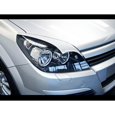 вії (накладки на фари) Opel Astra H (2004-2010)