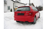 Накладка на задній бампер Honda Civic VII (2001-2006) 3 двері