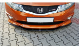 Накладка переднього бампера Honda Civic VIII S/R