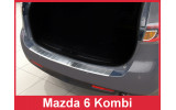 Накладка на бампер із загином Mazda 6 Kombi