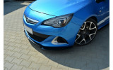 Дифузор на передній бампер Opel Astra J OPC / VXR вер.2