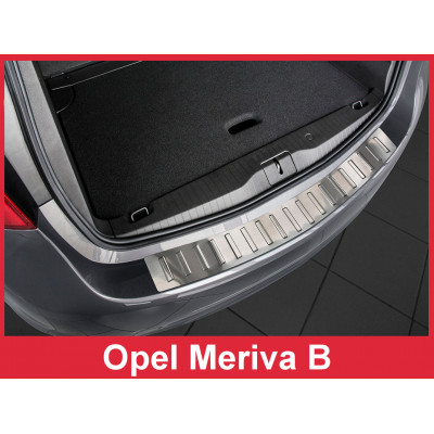 Накладка на бампер із ребрами Opel Meriva B