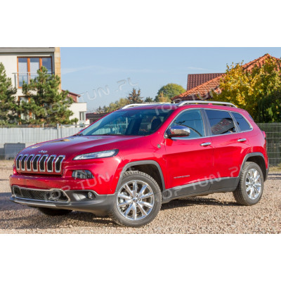 хром накладки на ручки дверей Jeep Cherokee