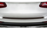 Накладка на бампер із загином Mercedes GLC сталь+сarbon