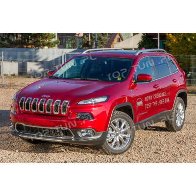 хром накладки передніх протитуманок Jeep Cherokee