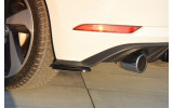 Бічні спідниці на задній бампер Volkswagen Golf VII GTI рестайл