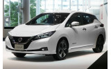 Захисна накладка на кришку багажника Nissan Leaf II Hatchback (чорна)