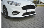 Дифузор під передній бампер Ford Fiesta Mk8 ST/ST-line вер.2