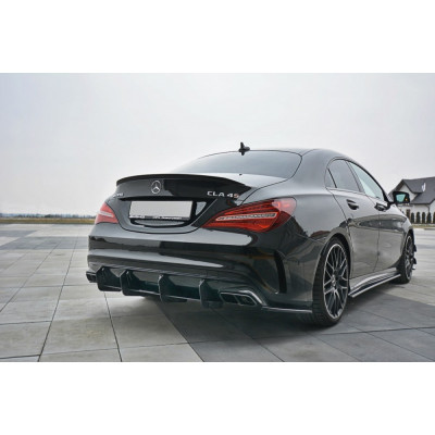 Центральний дифузор заднього бампера Mercedes CLA A45 AMG C117 Facelift вер.1