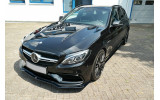 Передній дифузор бампера Mercedes C-Class S205 63 AMG Estate вар. 1