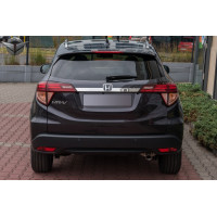 накладка на кришку багажника Honda HRV з місцем під знак