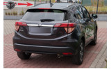 накладка на кришку багажника Honda HRV з місцем під знак