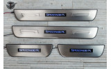 захисні накладки на пороги з LED підсвічуванням KIA Sportage
