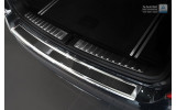 захисна накладка на бампер BMW X3 F25 (Carbon+Stal)