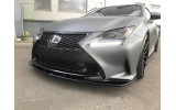 Тюнінговий дифузор під передній бампер Lexus RC версія 1