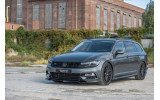 Накладка переднього бампера для тюнінга Volkswagen Passat R-Line B8 верс. 2