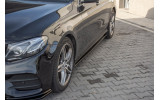 Бічні накладки на пороги Mercedes W213 E43 AMG / AMG-line