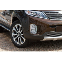 Хром накладки протитуманок передніх Kia Sorento