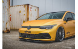 Дифузор на передній бампер VW Golf 8 вер.1