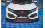 Дифузор переднього бампера Racing Honda Civic X Type R