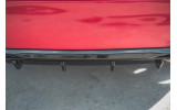 Накладка заднього бампера Peugeot 308 GT MK2 FL з муляжами вихлопних труб