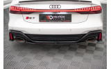 Центральний дифузор заднього бампера Audi RS6 C8/RS7 C8