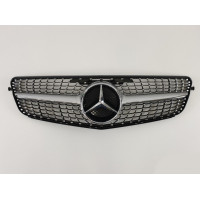 срібні грати радіатора Mercedes C-Class W204 (Diamond Silver)