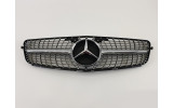срібні грати радіатора Mercedes C-Class W204 (Diamond Silver)