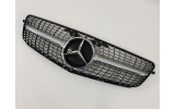 срібні грати радіатора Mercedes C-Class W204 (Diamond Silver)
